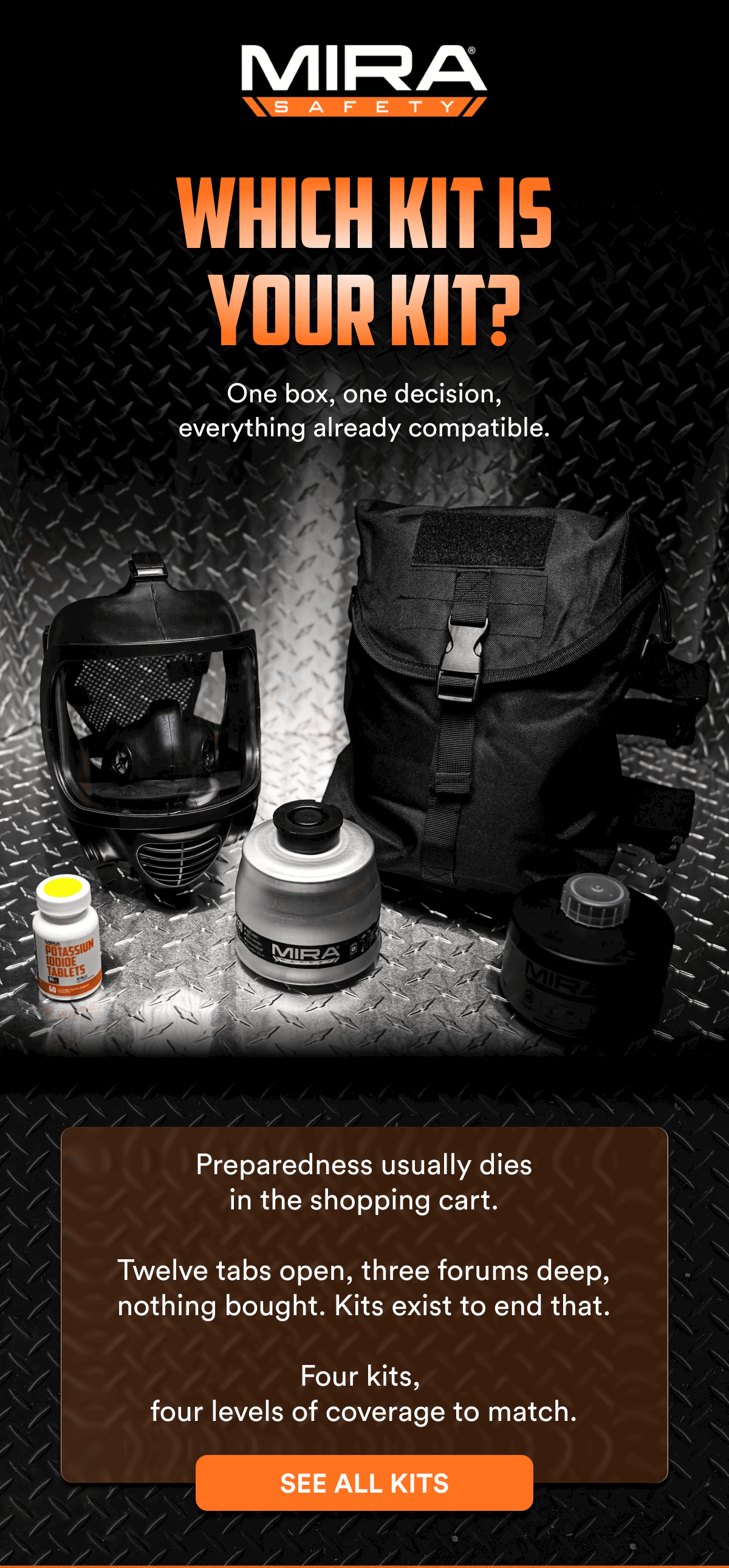One box, one decision, everything already compatible.