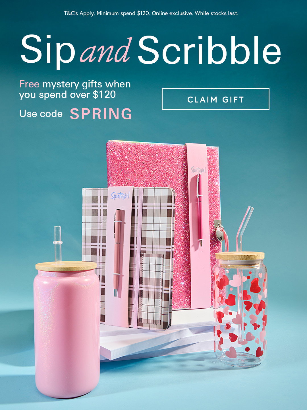 Sip and scribble