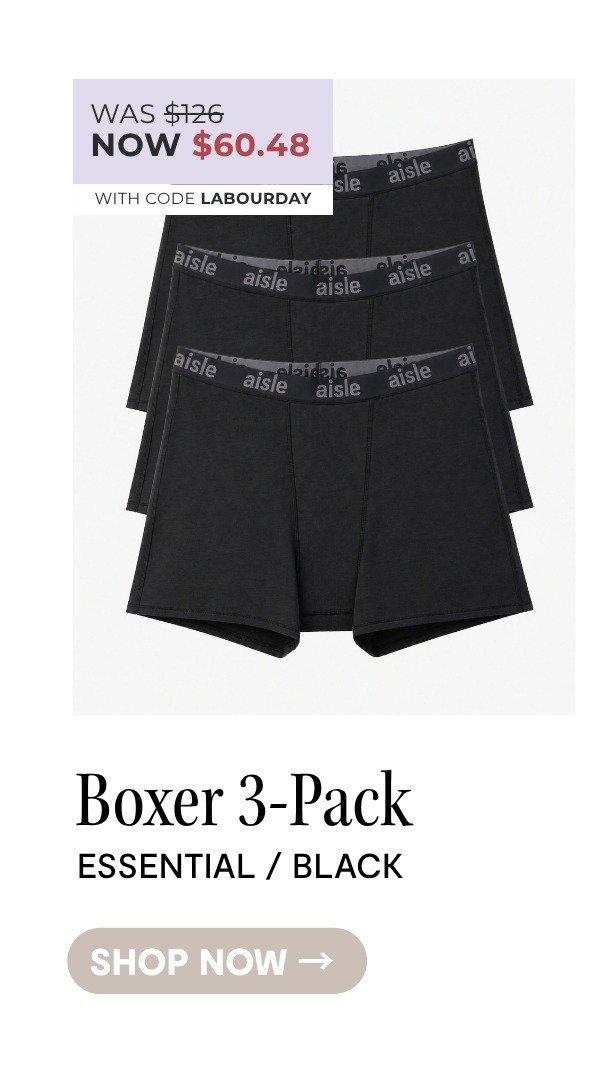 SHOP ESSENTIAL BOXER 3-PACKS