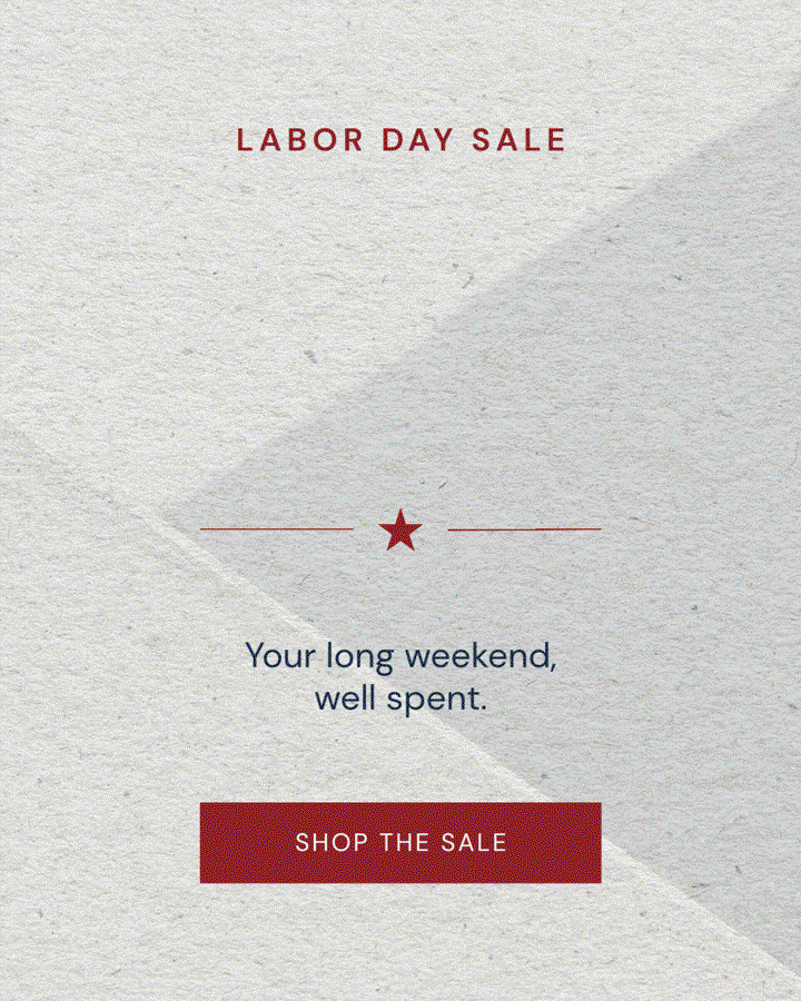 Labor Day Sale. 25% off Sitewide. Shop the sale.