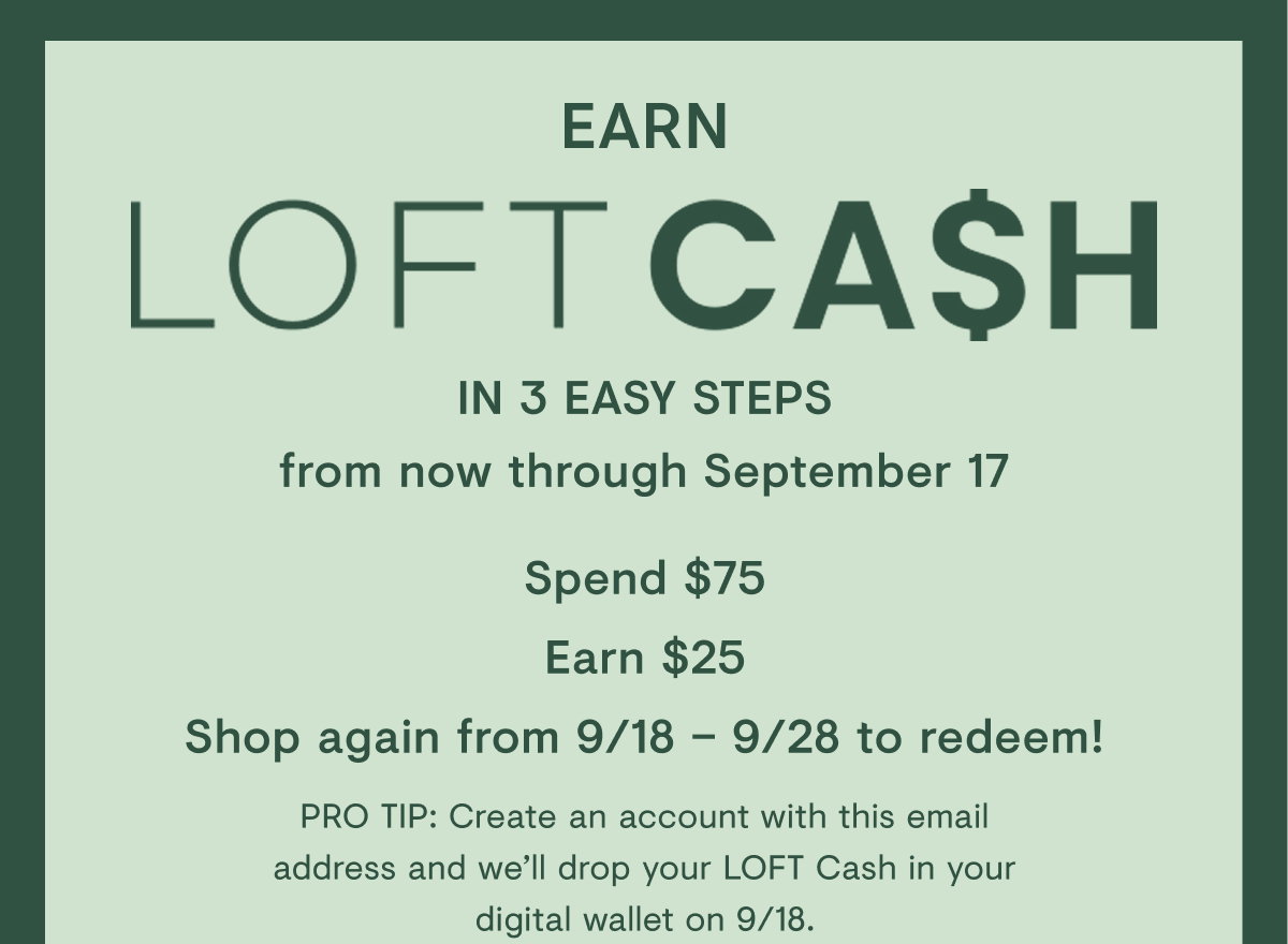 LOFT Cash