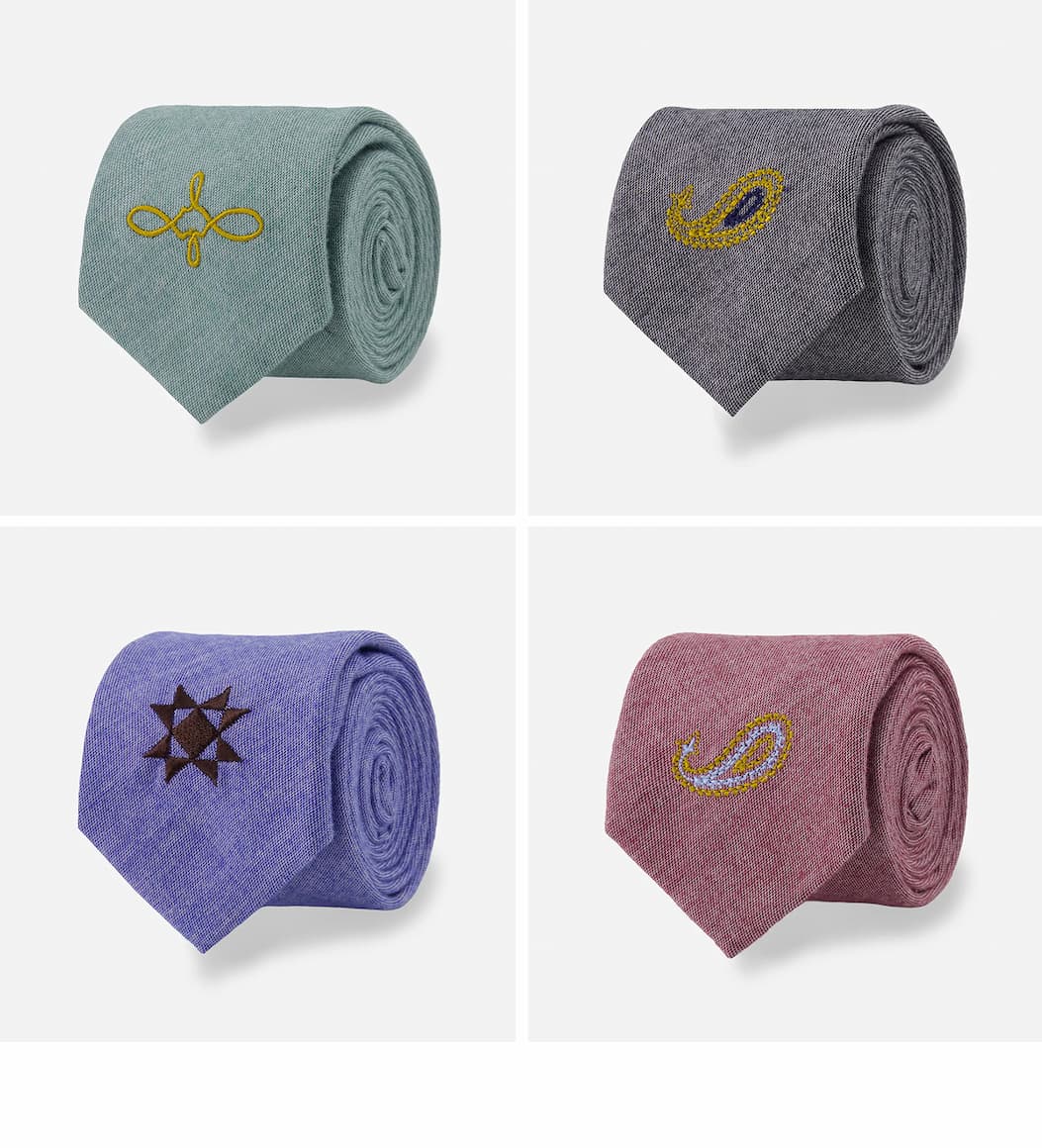 Shop Embroidered Ties