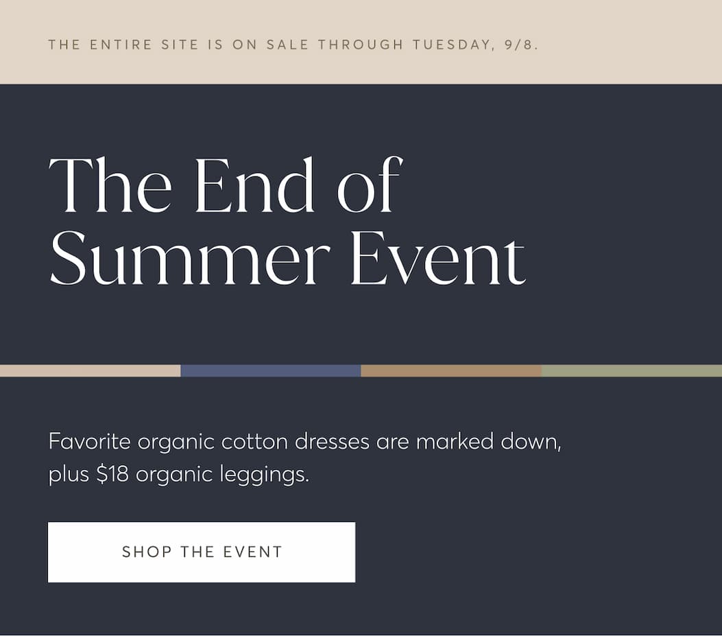 The End of Summer Event | Shop The Event