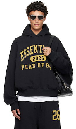 Black Holiday Classic Hoodie - Fear of God ESSENTIALS