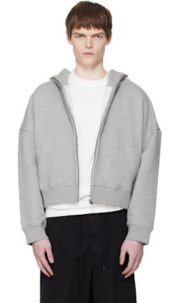 Gray Eternal Zip Hoodie - Entire Studios
