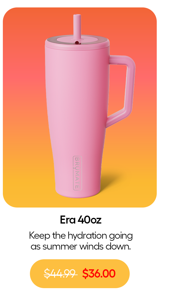 Era 40oz, Keep the hydration going as summer winds down $36.00