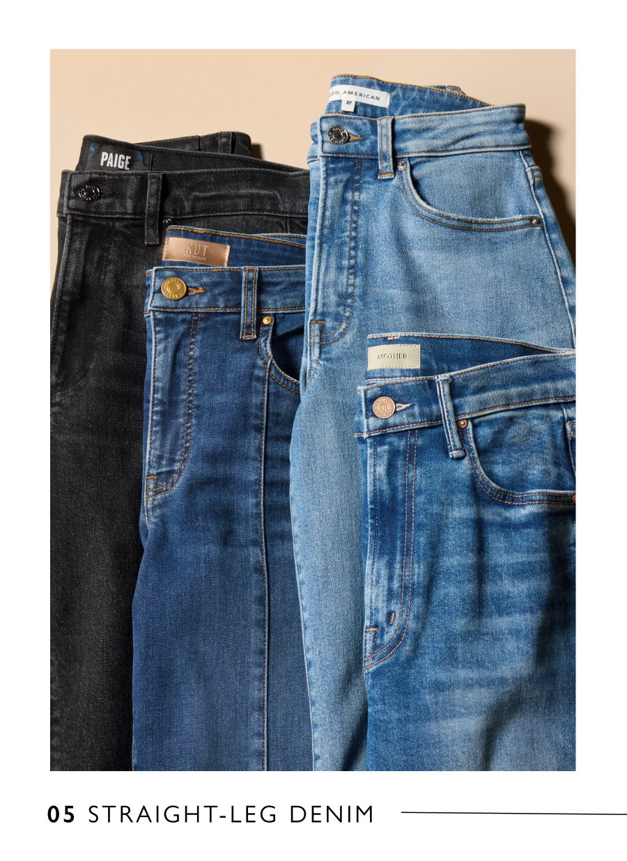 05 Image of various Straight-Leg Denim