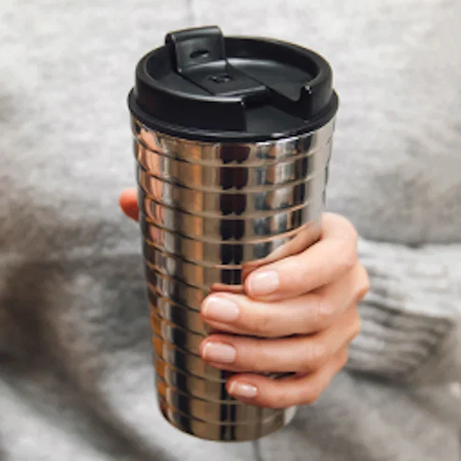 Nespresso Stainless Steel Touch Travel Mug, 345ml