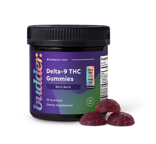 Image of Delta 9 THC Gummies (Blackberry Lime)