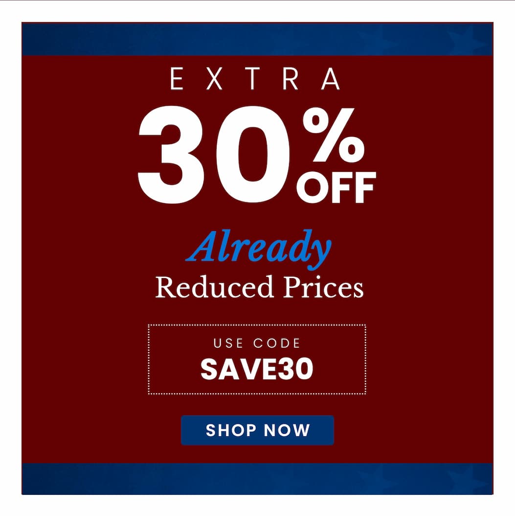 Extra 30% off already reduced prices 