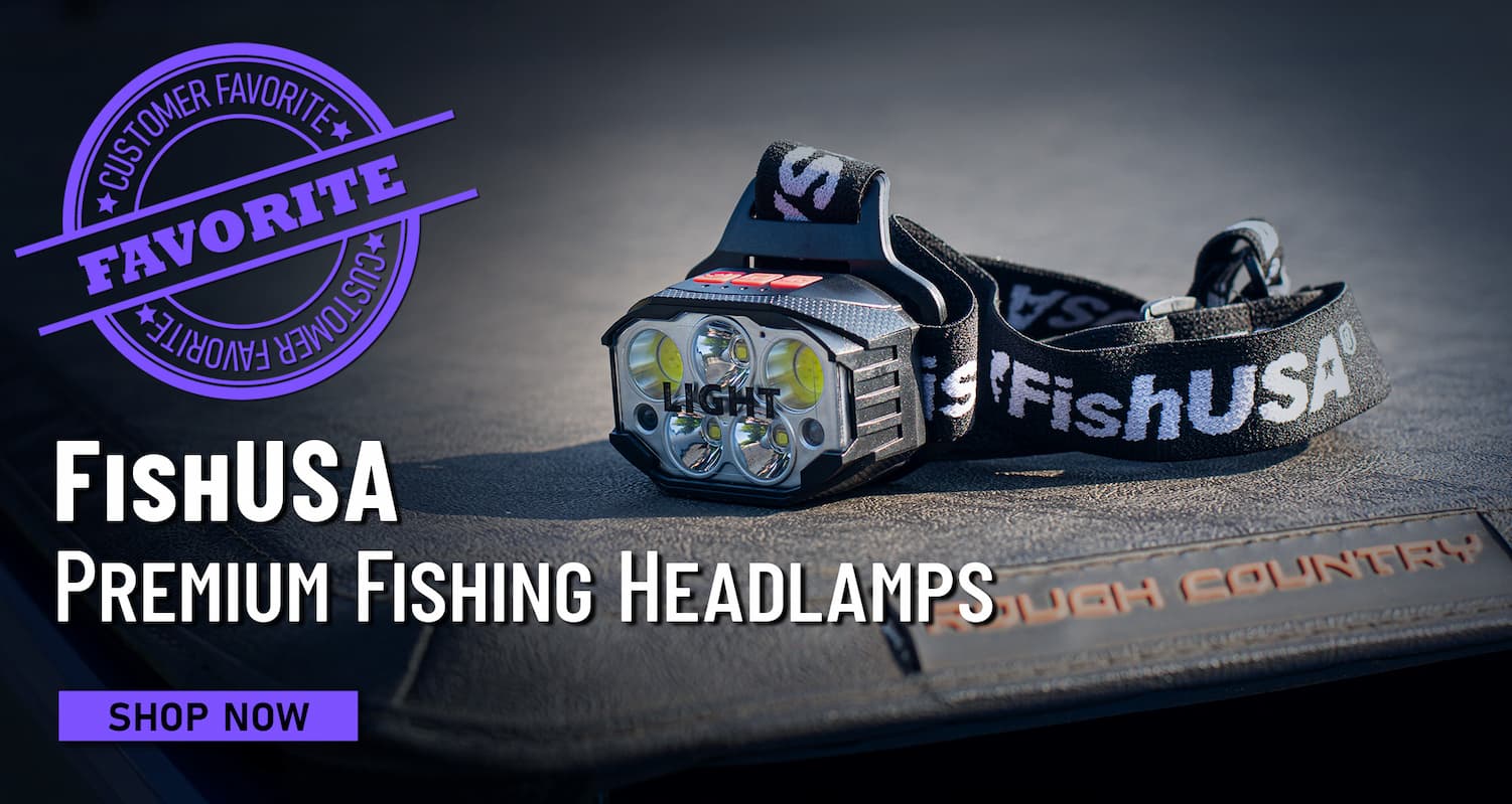 Customer Favorite FishUSA Premium Fishing Headlamps Shop Now