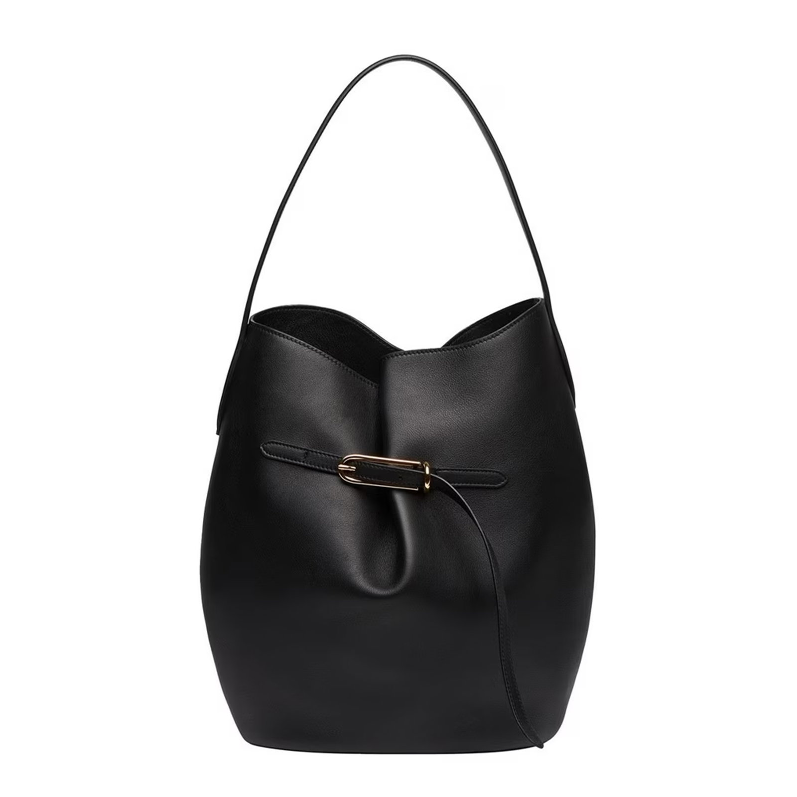 Liffner Large Belted Bucket Bag