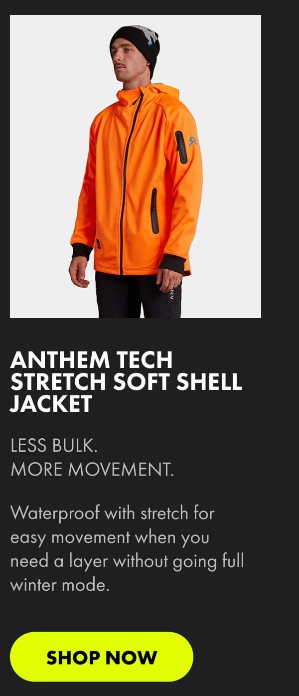 ANTHEM TECH STRETCH SOFT SHELL JACKET | SHOP NOW