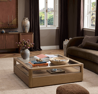Shiloh Tempered Glass Coffee Table