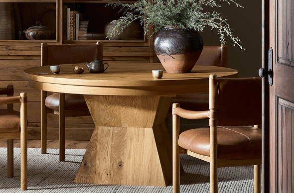 Leif Round Extension Dining Table