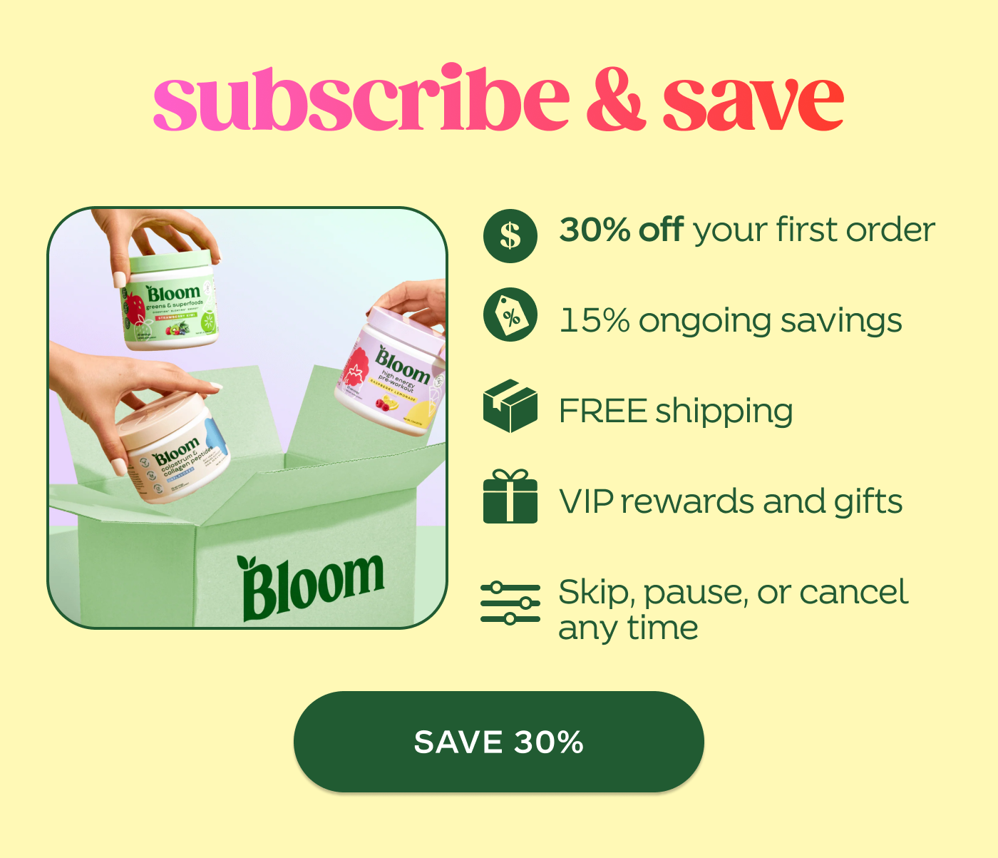 30% Off Sitewide! For a limited time only!