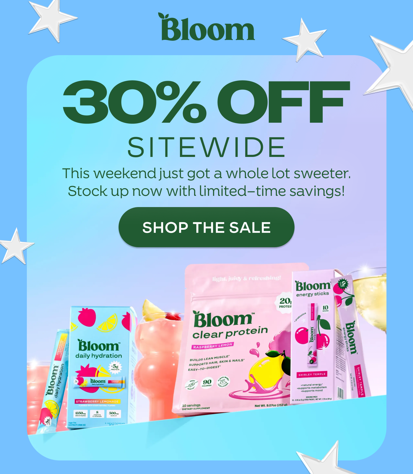 30% Off Sitewide! For a limited time only!