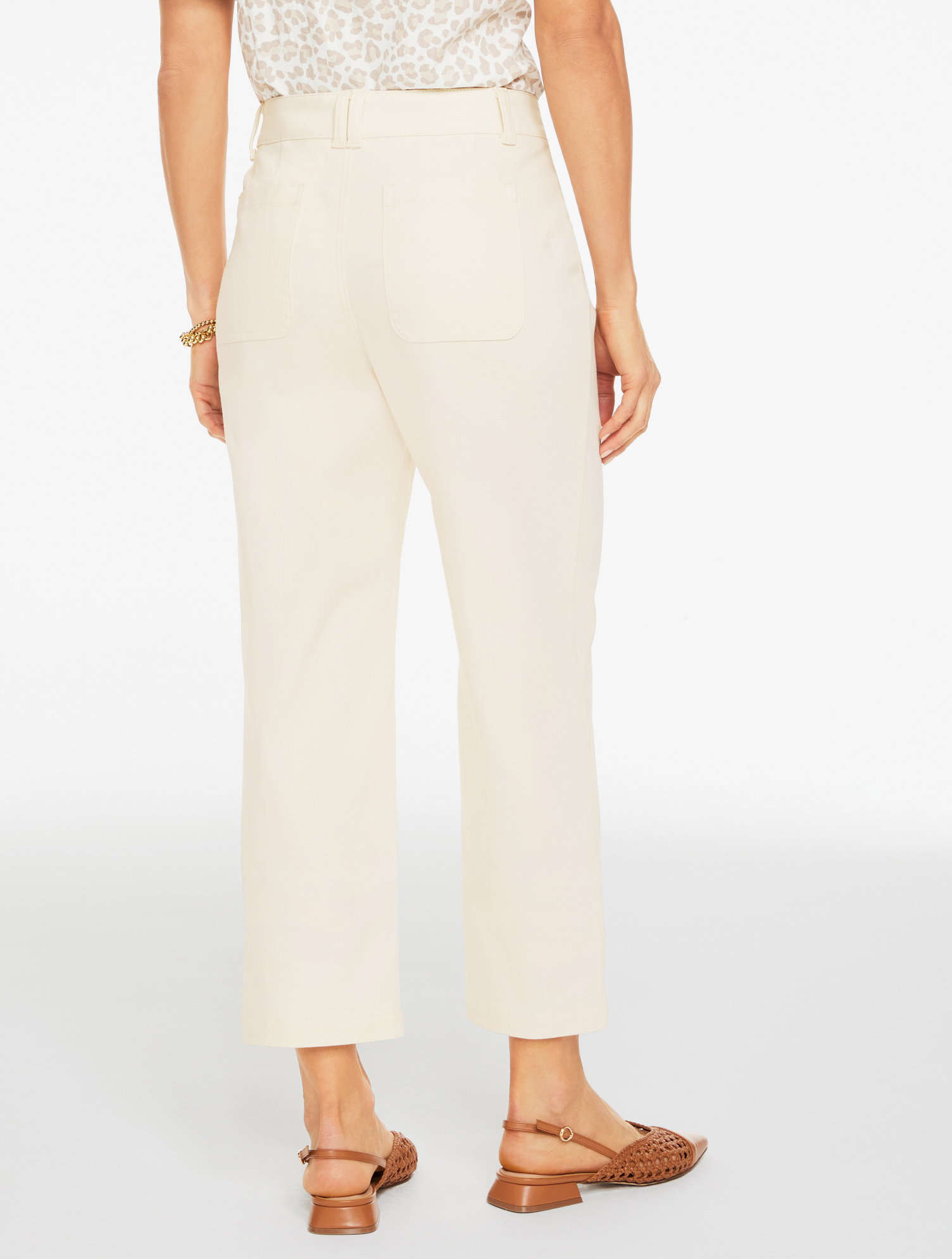 Image of Straight Ankle Jeans