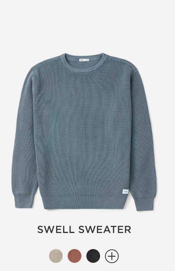 Swell Sweater in Tempest Blue