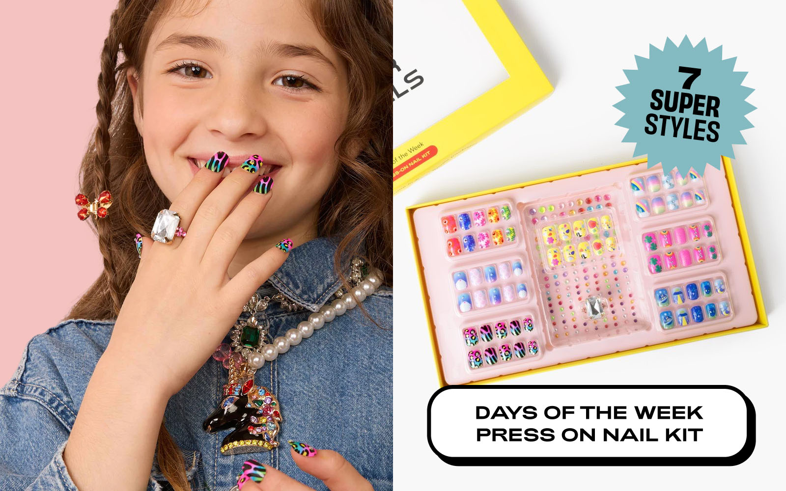 Days of the Week Press On Nail Kit