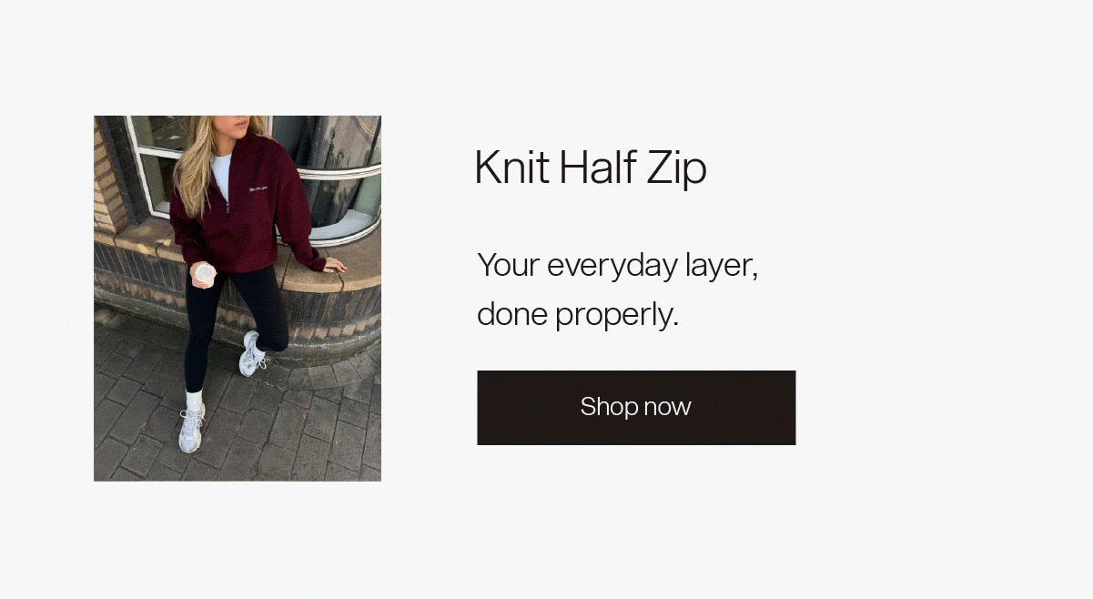 Knit Half Zip