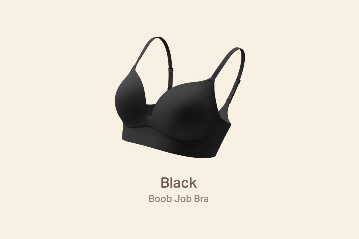 Boob Job Bra in Black