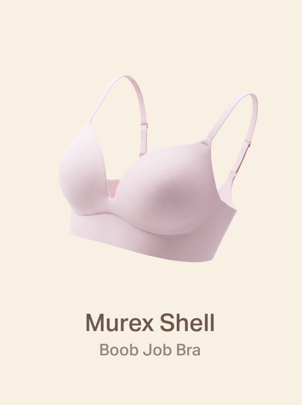 Boob Job Bra in Murex Shell