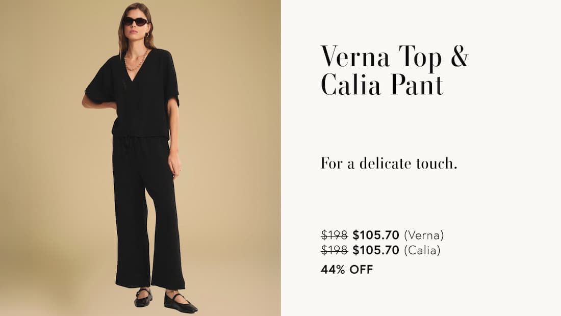 Image of model wearing Verna in Black. Image of model wearing Calia in Black.