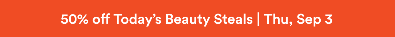 50% off today's beauty steals