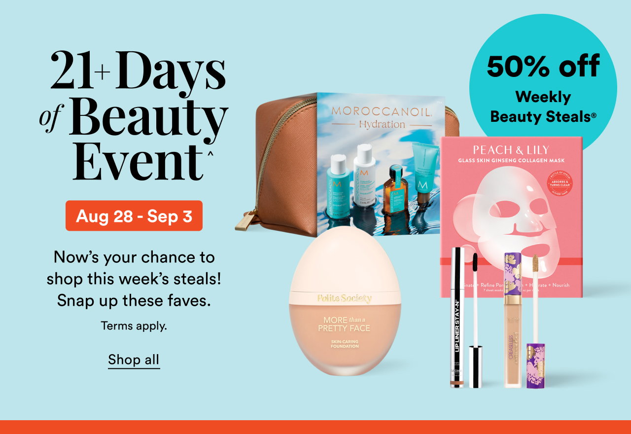 21+ Days of Beauty Event | Weekly Beauty Steals