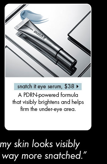 point of view snatch it eye serum with pdrn and peptides