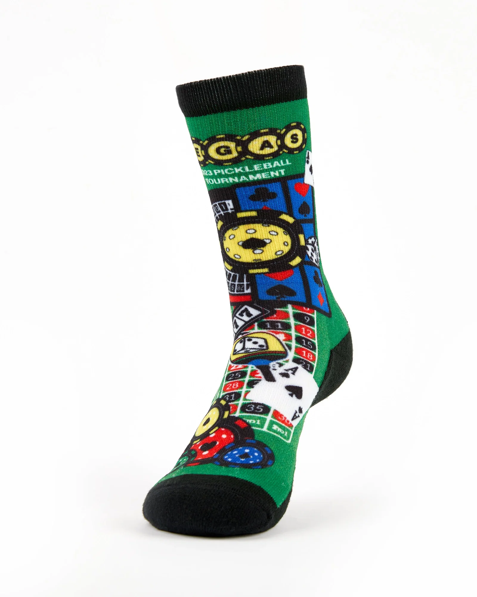 Image of Las Vegas Limited Edition Men's Pickleball Light Cushion Crew Socks