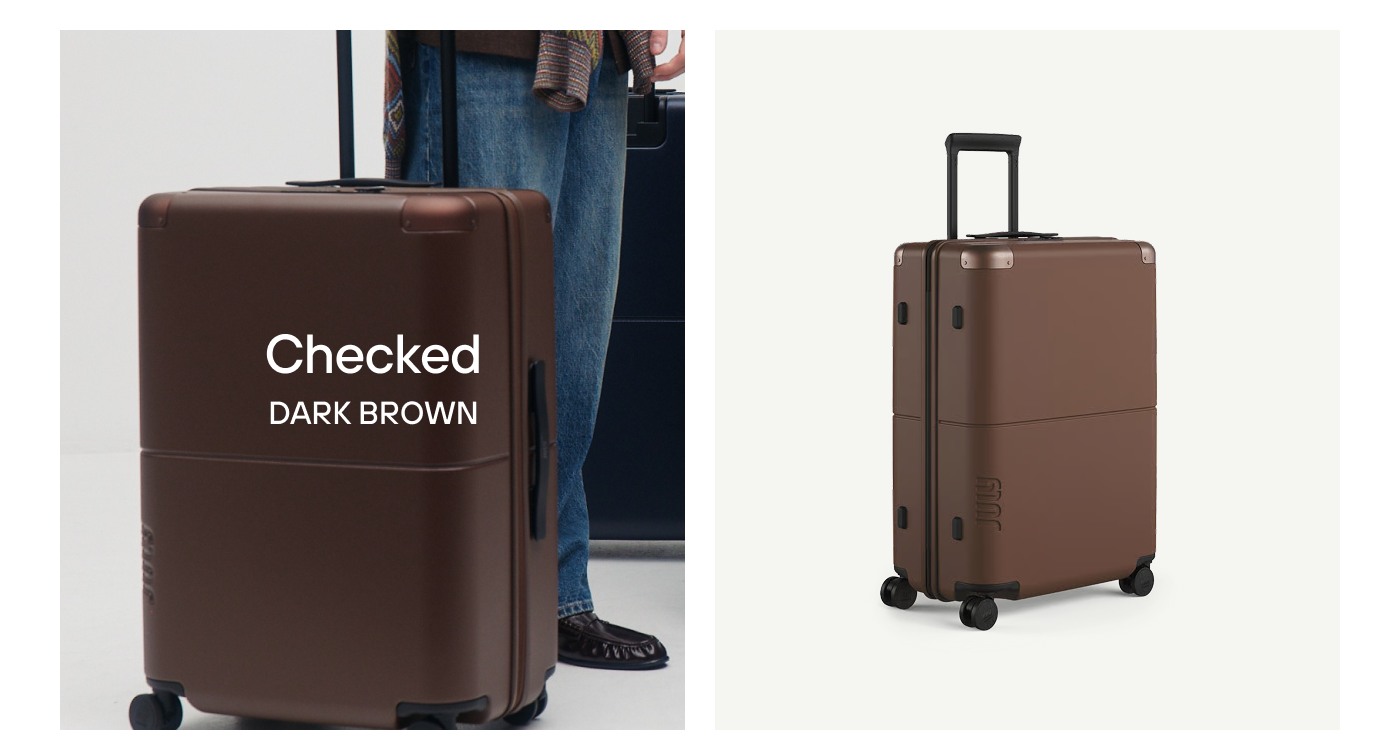 Checked Classic Dark Brown