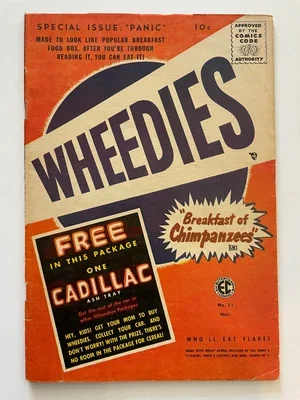 Panic #11 Wheedies special issue (Wheaties Parody Cover)