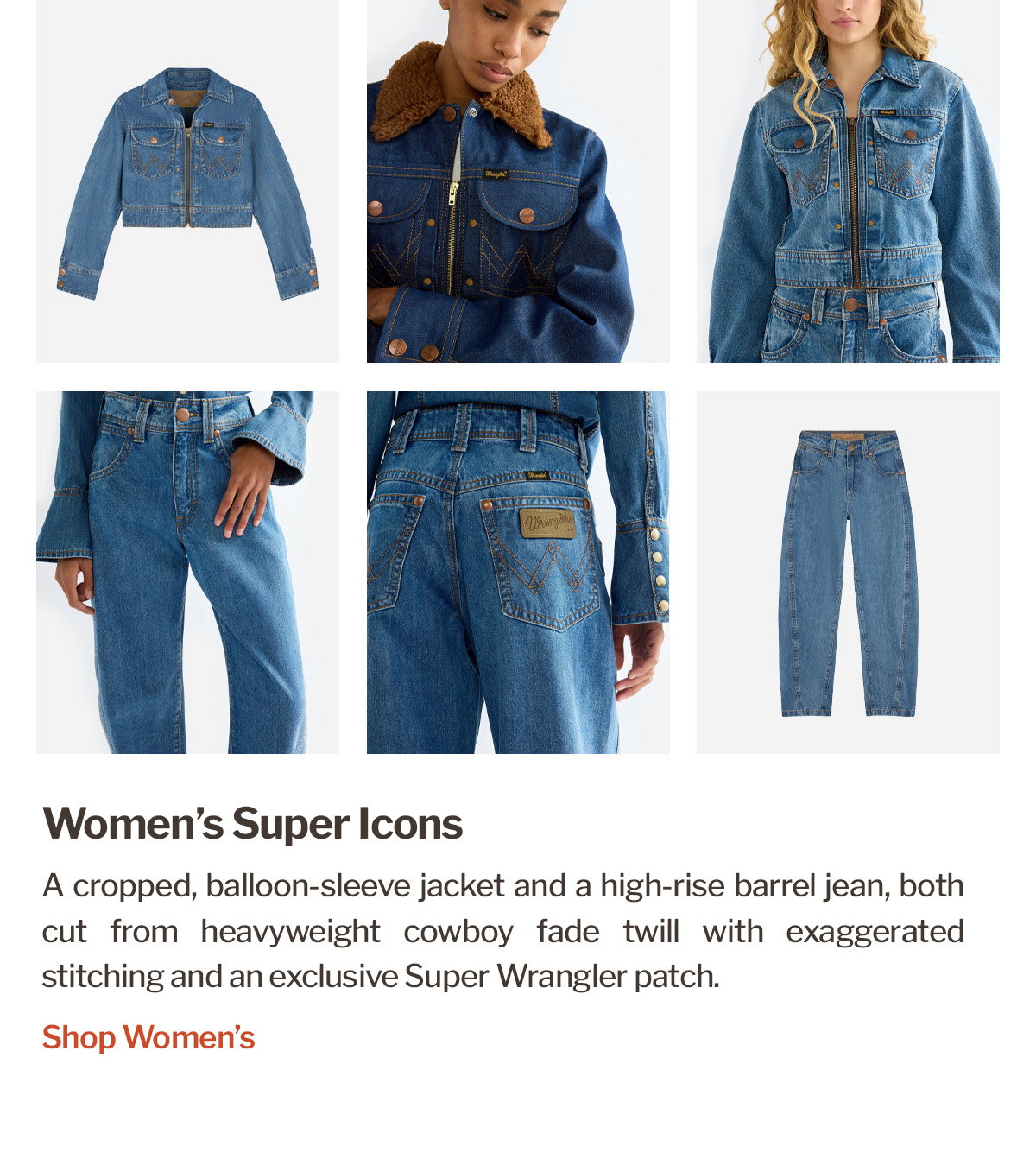 Wrangler Super Women's | Western Denim Jeans & Jackets | WildBounds