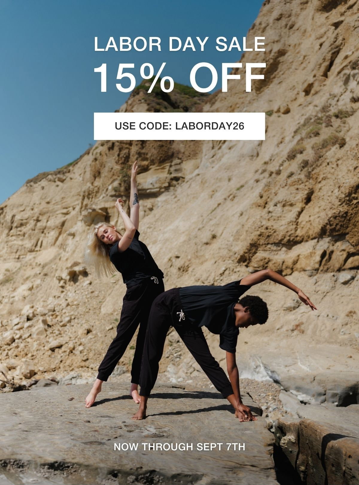15% OFF Labor Day Sale