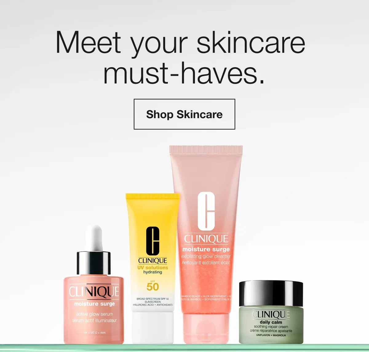 Meet your skincare must-haves. | Shop Skincare