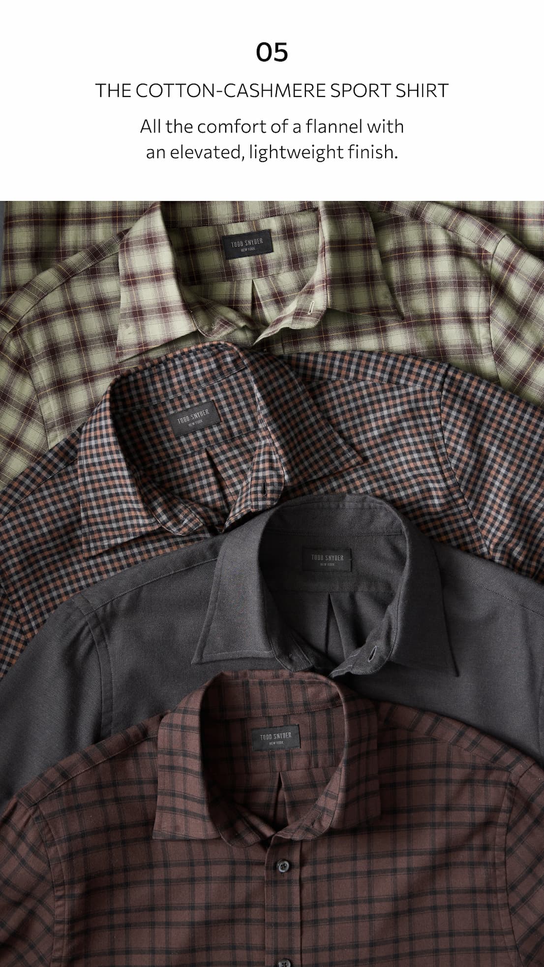 SHOP THE COTTON-CASHMERE SPORT SHIRT
