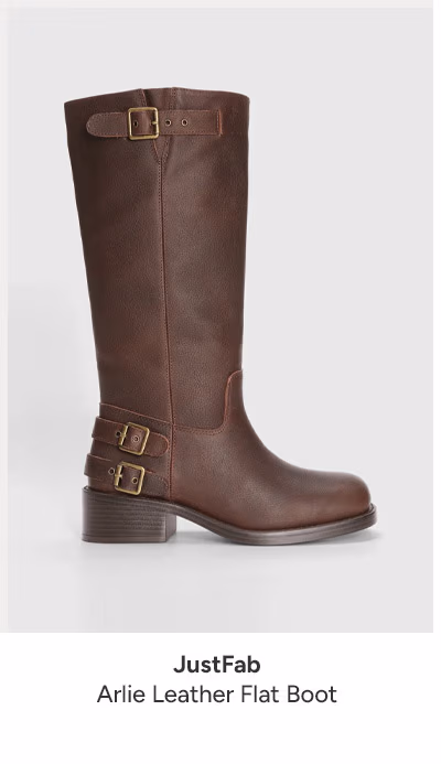 Arlie Leather Flat Boot