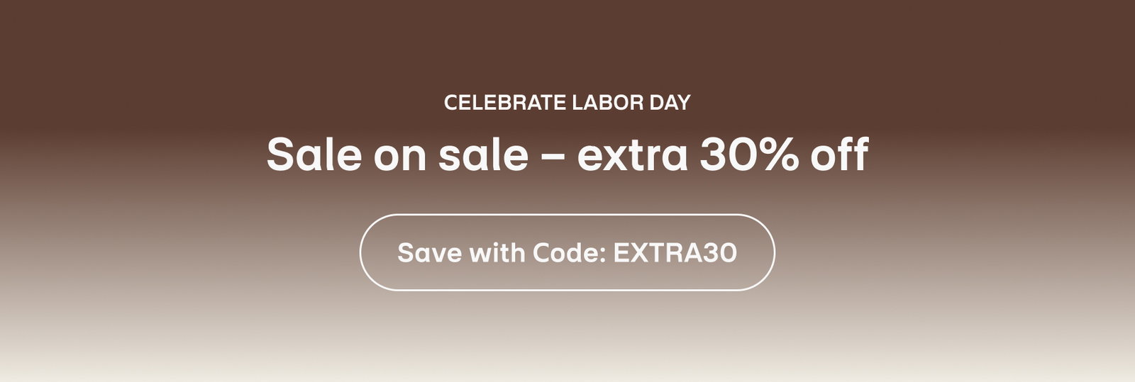 Sale on sale – extra 30% off