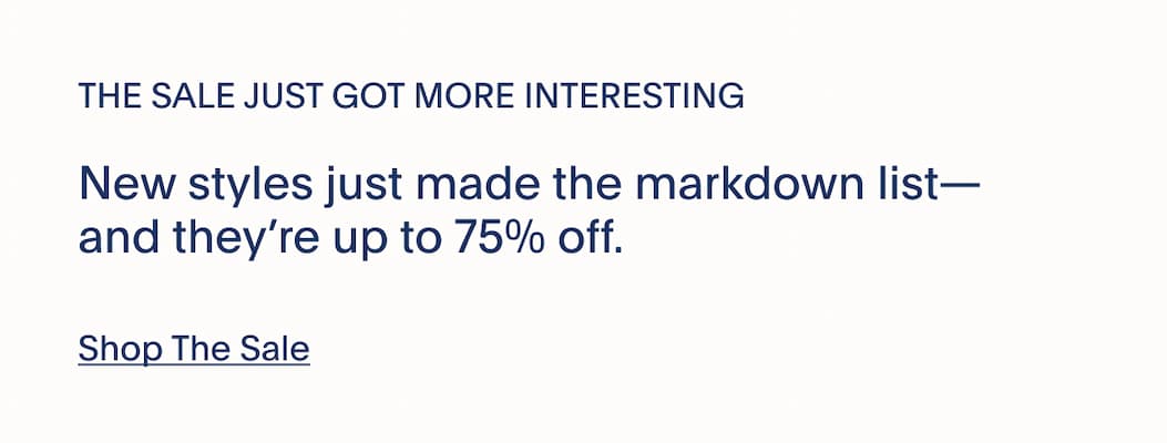 SHOP THE SALE