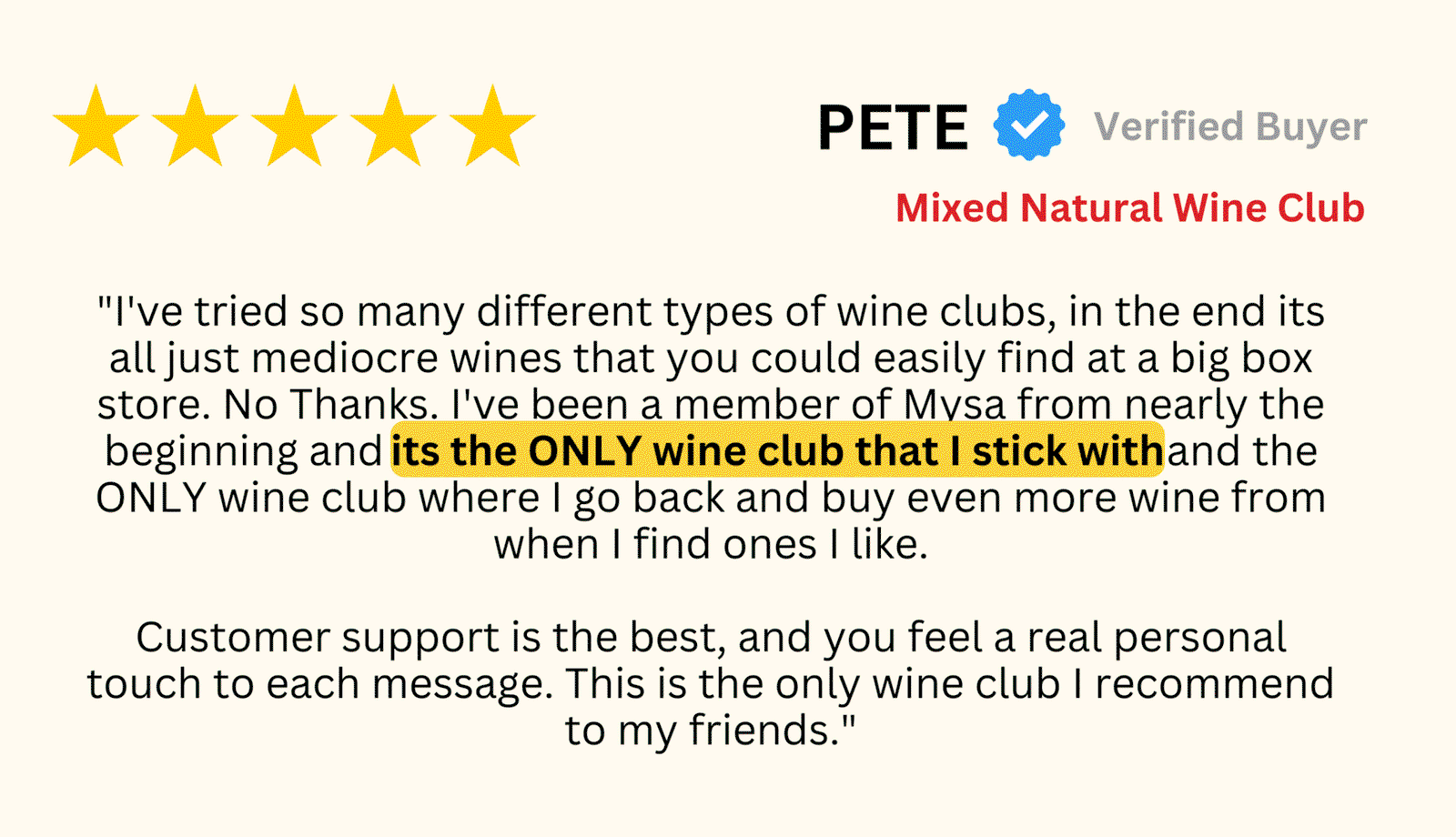 Mysa Natural Wine Club