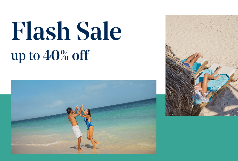 Flash sale up to 40% off