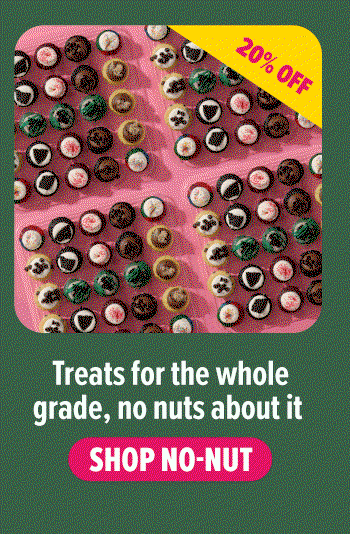 Treats for the whole grade, no nuts about it! 20% off. Shop the no-nut original greats cupcake 100-Pack now.