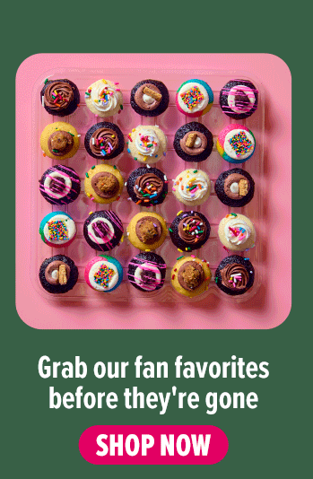 Grab our fan favorites before they're gone! Shop the Fan Favorites cupcake 25-Pack now.