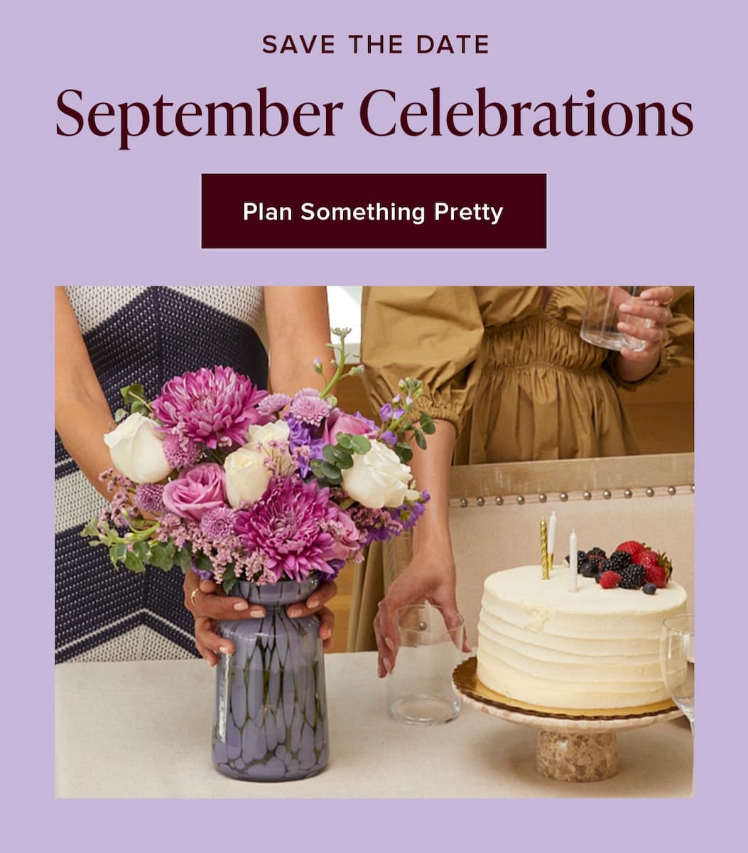 Save The Date. September Celebrations. Plan Something Pretty