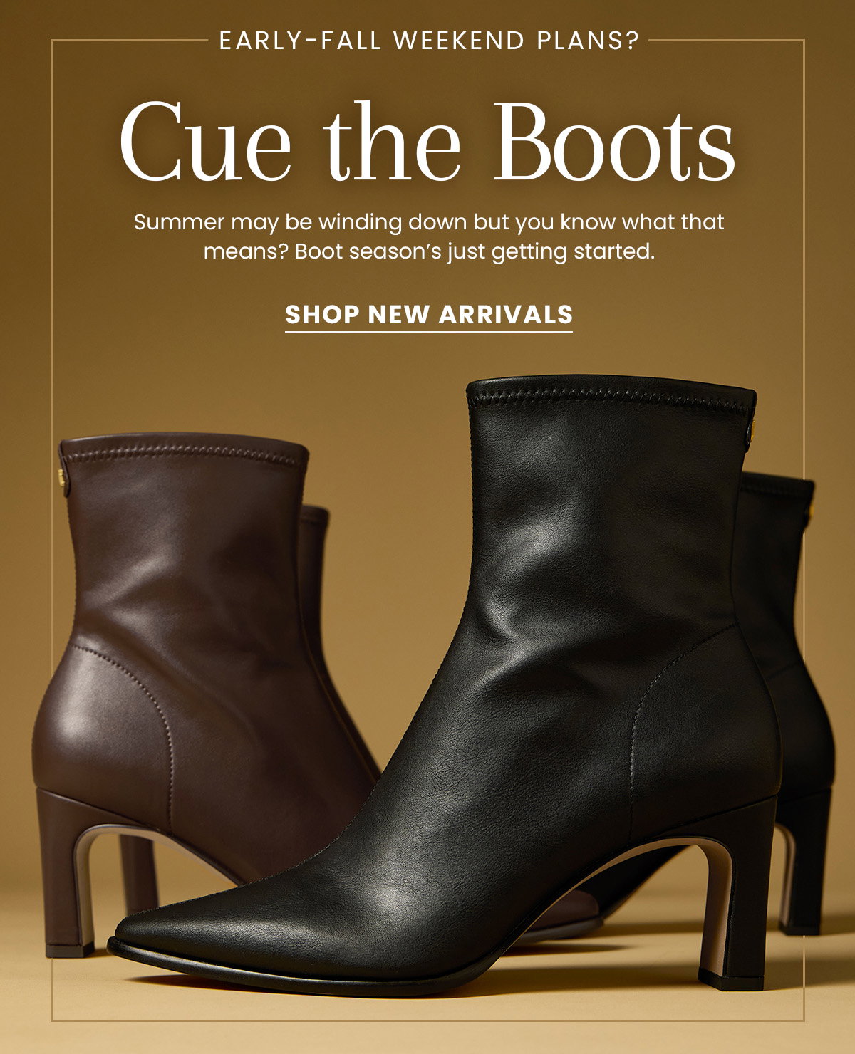 Cue the Boots [Shop New Arrivals]