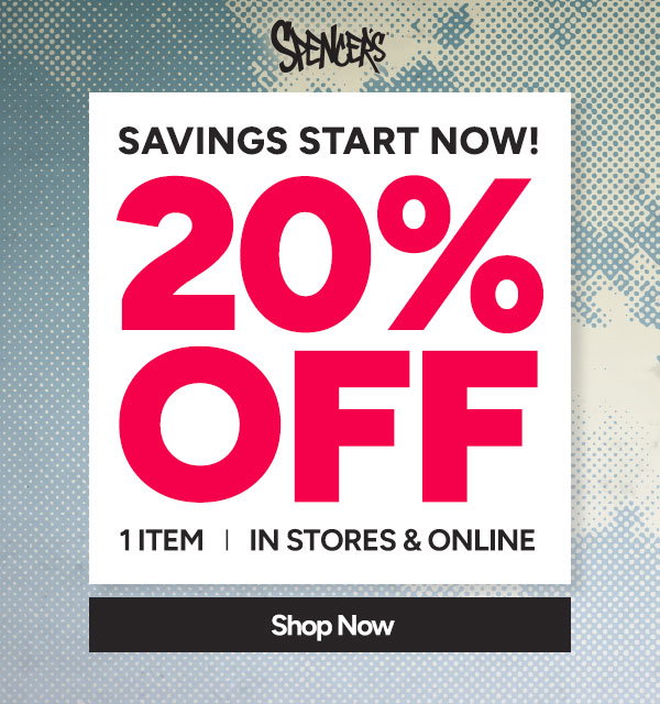 20% off 1 item