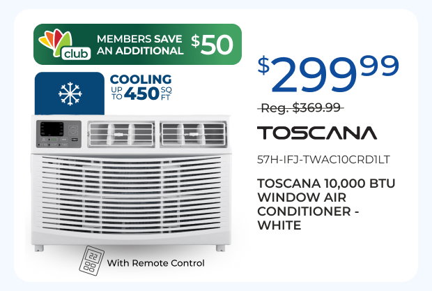 Toscana 10,000 BTU Window A/C