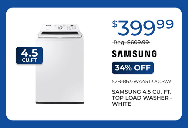 Samsung 4.5 CU.FT. Washer